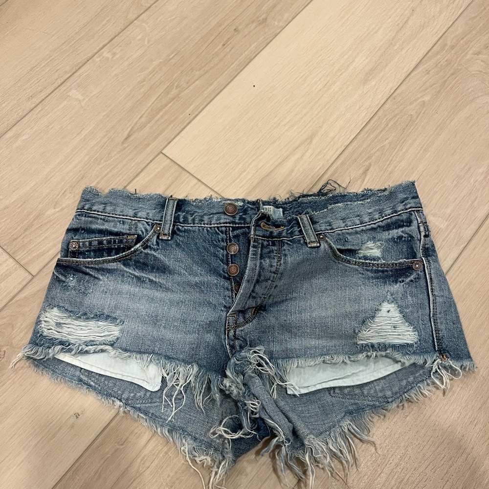 Free People Denim Shorts